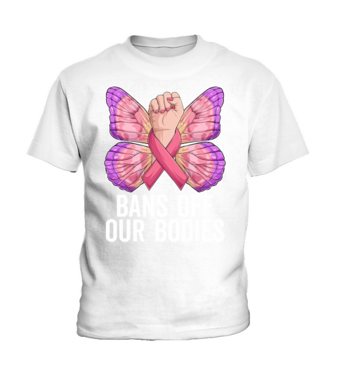 Bans Off Our Bodies Reproductive Women Rights Kids T-Shirt