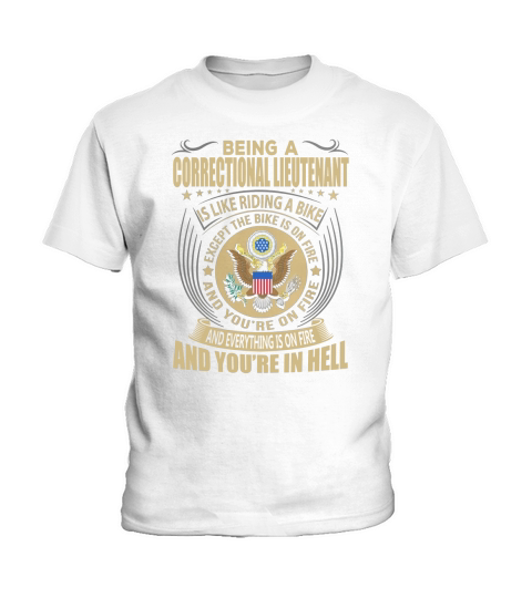 Being a Correctional Lieutenant like Riding a Bike Job Title Shirts Kids T-Shirt