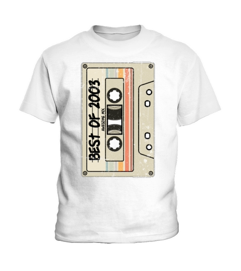 Best of 2002 Cassette Tape Birthday Kids T-Shirt