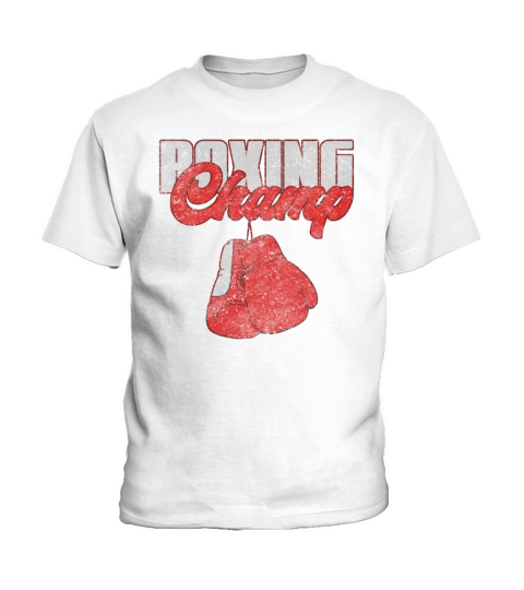 Boxing Knockout Ring Fist Kids T-Shirt
