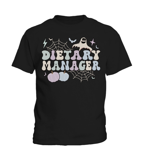 Dietary Manager Halloween Dietary Management Gift Kids T-Shirt