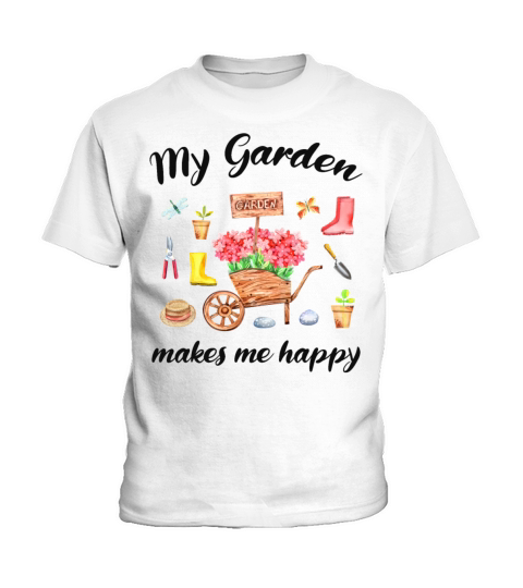 Garden Quote Hobby Gardener Gift Idea Kids T-Shirt