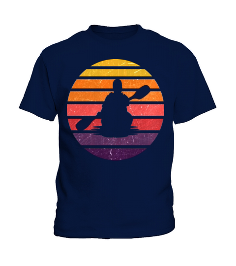Kayak Kayaking Paddle Canoe Canoeing Gift Idea Kids T-Shirt