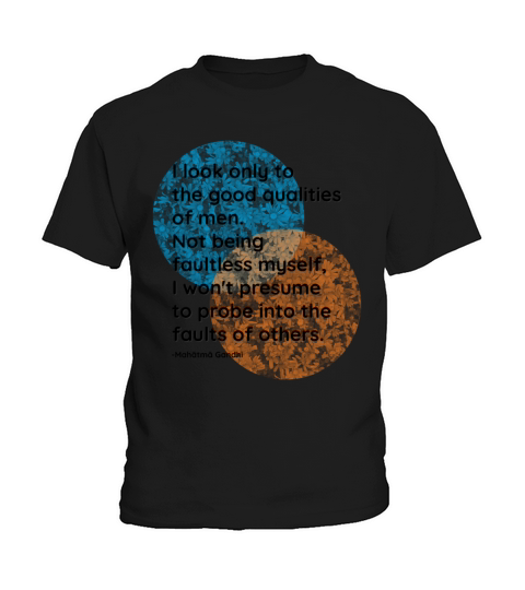 Mahatma Gandhi Men Quotes Kids T-Shirt
