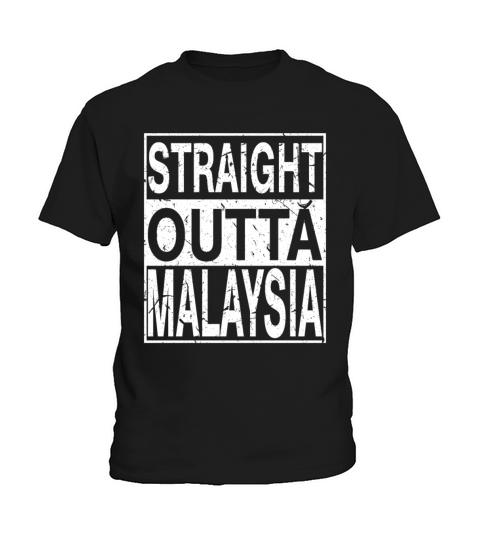 Malaysia Straight Outta Malaysia Kids T-Shirt