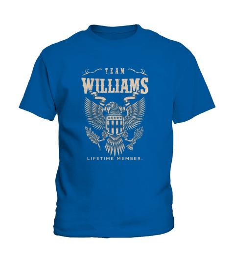 Team WILLIAMS Lifetime Member Kids T-Shirt