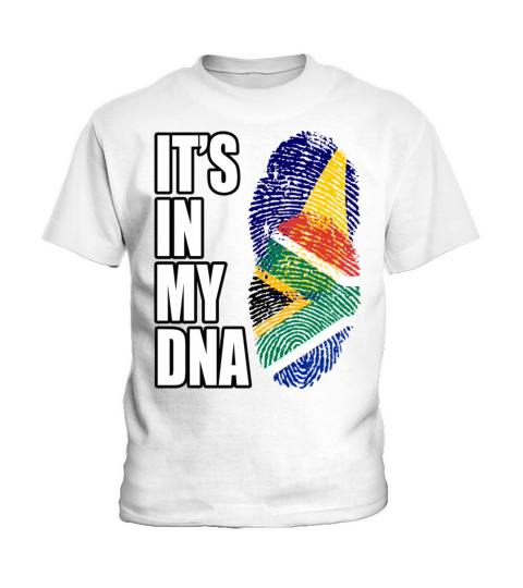Tokelauan And South African Mix Heritage DNA Flag Kids T-Shirt