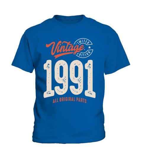 Vintage Born in 1991 - 31st Birthday Retro Kids T-Shirt