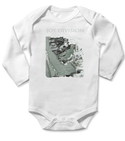 15 JOY DIVISION IAN CURTIS SINGING Long Sleeve Baby One-Piece