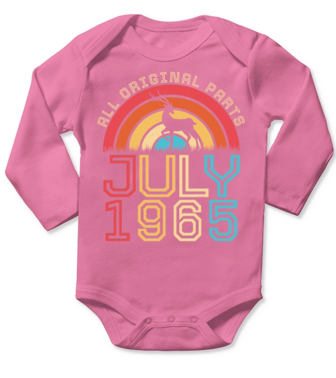 1965 July Everything Original Long Sleeve Baby One-Piece