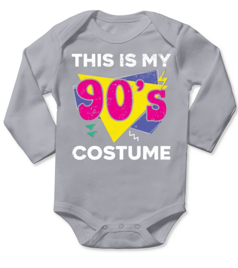 90s Vibe 1990 Vintage Nineties This Is My 90s Long Sleeve Baby One-Piece