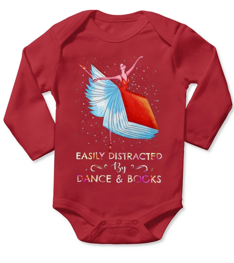 Ballet easily distracted by dance and books - Coffee Mug (colored) Long Sleeve Baby One-Piece
