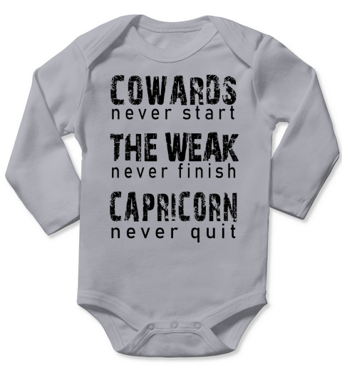 Capricorn Long Sleeve Baby One-Piece