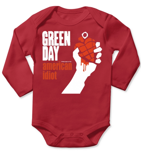 GREEN_DAY American Idiot T-Shirt Long Sleeve Baby One-Piece