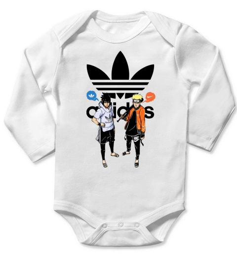 naruto sasuke Long Sleeve Baby One-Piece