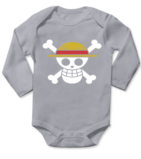One Piece - Straw Hat LogoOne piece collection Long Sleeve Baby One-Piece