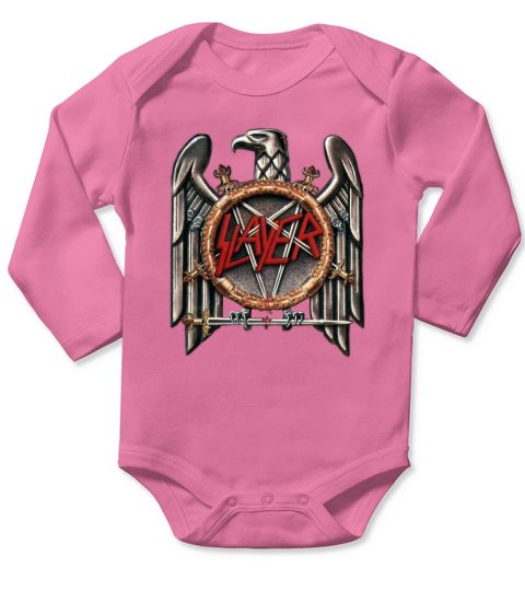 Slayers Metal Rock Music Band Eagle T-Shirt Long Sleeve Baby One-Piece