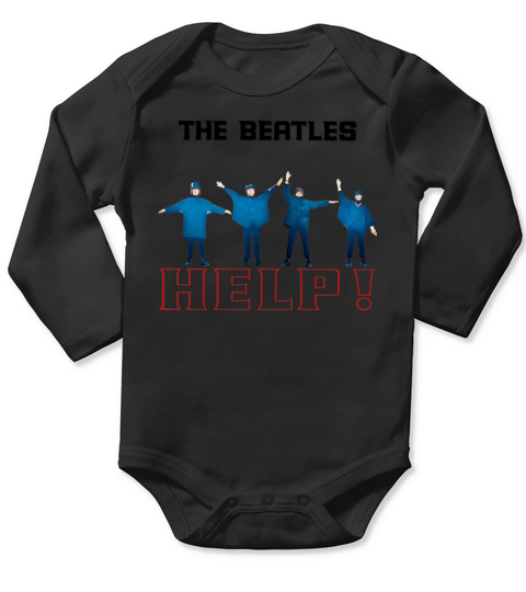 The Beatles - Help Long Sleeve Baby One-Piece