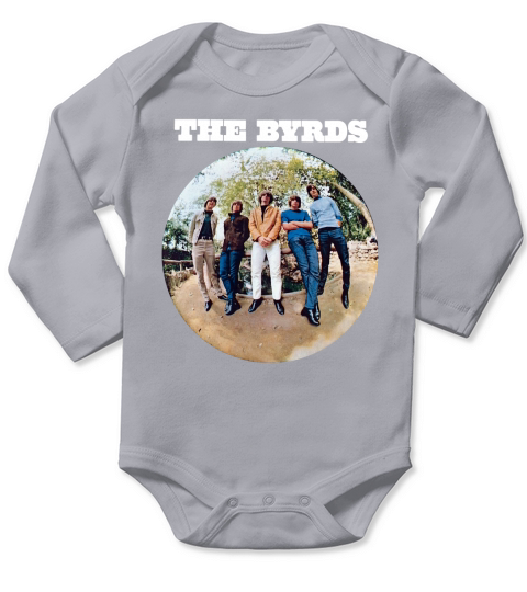 The Byrds Band tshirt Long Sleeve Baby One-Piece