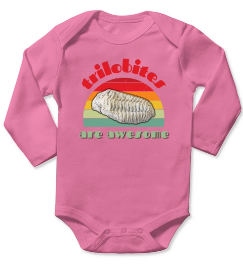 trilobite figure shirt Long Sleeve Baby One-Piece