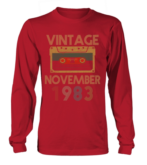 36 Years Vintage November 1983 Long sleeved Unisex