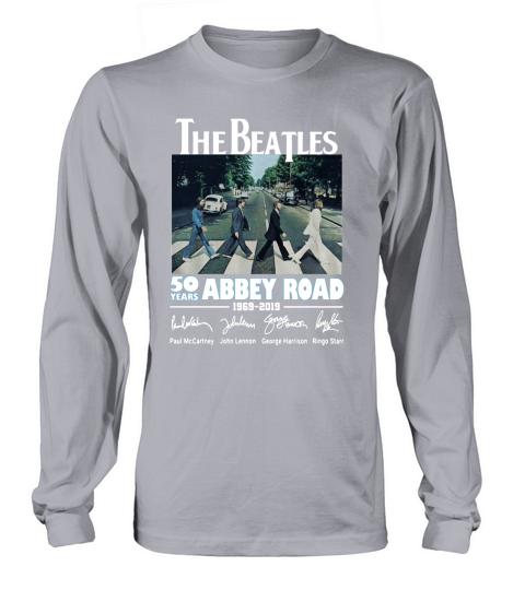 50 Years Abbey Road The Beatles 1969-2019 Signature shirt Long sleeved Unisex
