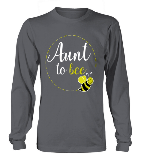 Aunt To Bee Shirt: New AuntTo Be Funny Cute Gift Long sleeved Unisex