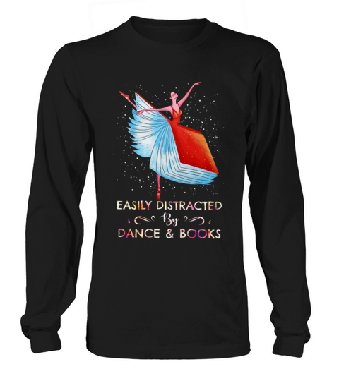 Ballet easily distracted by dance and books - Coffee Mug (colored) Long sleeved Unisex