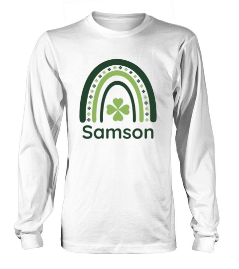 Samson Clover Boho Rainbow Long sleeved Unisex