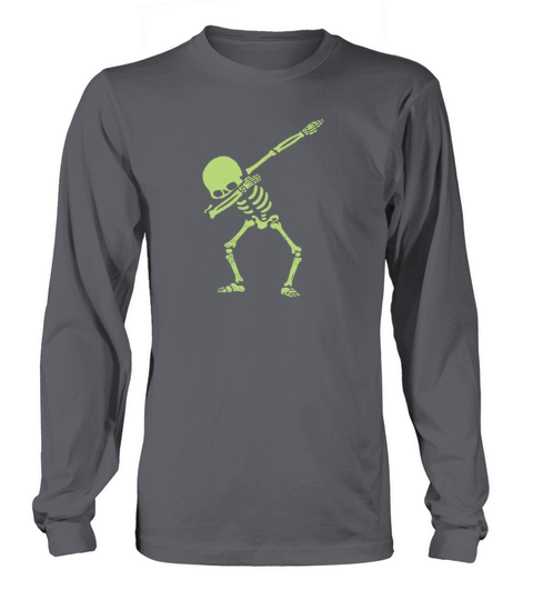 Skeleton Dabbing Squelette Dab Hip Hop Crâne D Long sleeved Unisex