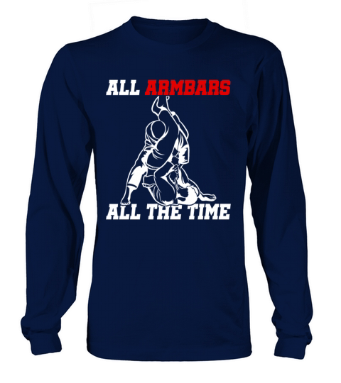 Vintage Jiu Jitsu All Armbars All the Time Grappl Long sleeved Unisex