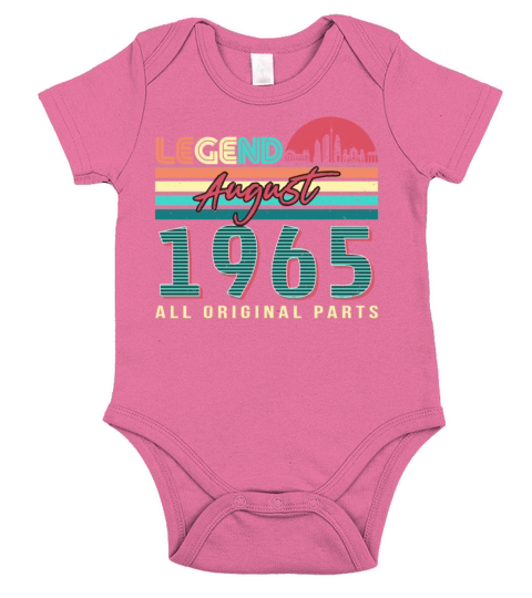 1965 August Everything Original Short Sleeve Baby One-Piece