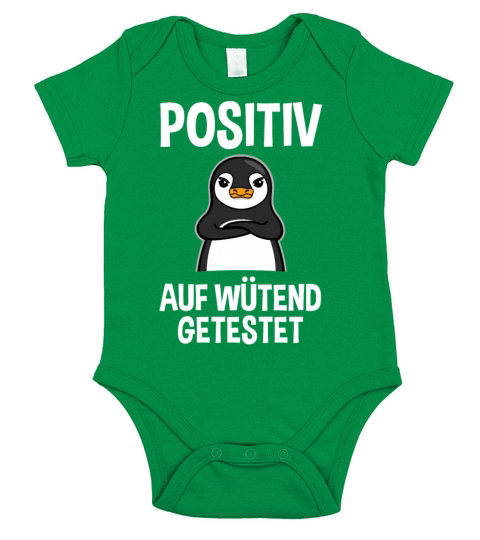 Angry Penguin Funny Quote Gift Short Sleeve Baby One-Piece