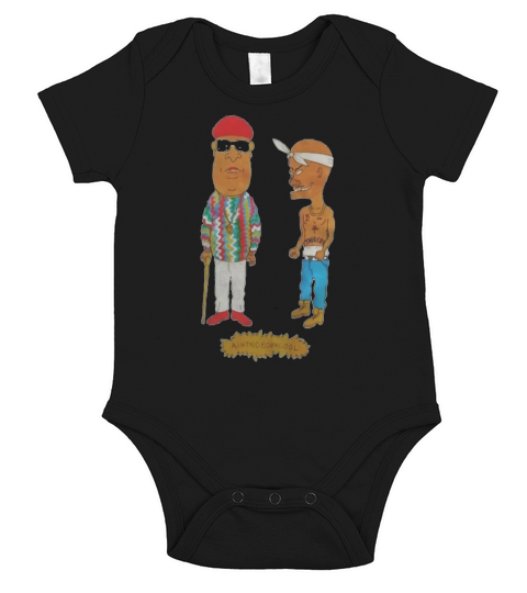 Biggie & Tupac Ain’t nobody cool shirt Short Sleeve Baby One-Piece