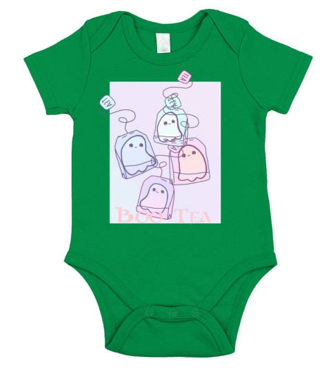 Boo Tea Short Sleeve Baby One-Piece