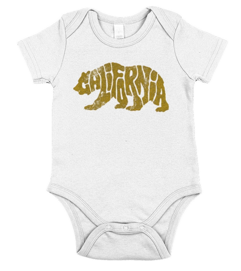 California Short Sleeve Baby One-Piece
