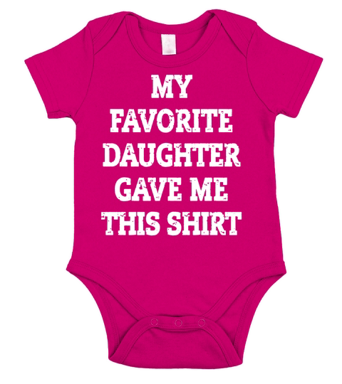 Christmas Gift For Dad From Daughter To Father T-Shirt Short Sleeve Baby One-Piece