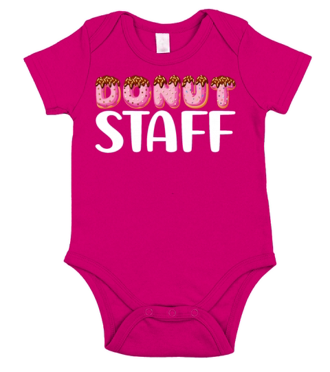 Donut Staff Doughnut Baker Chef Cook - Funny Donut Short Sleeve Baby One-Piece