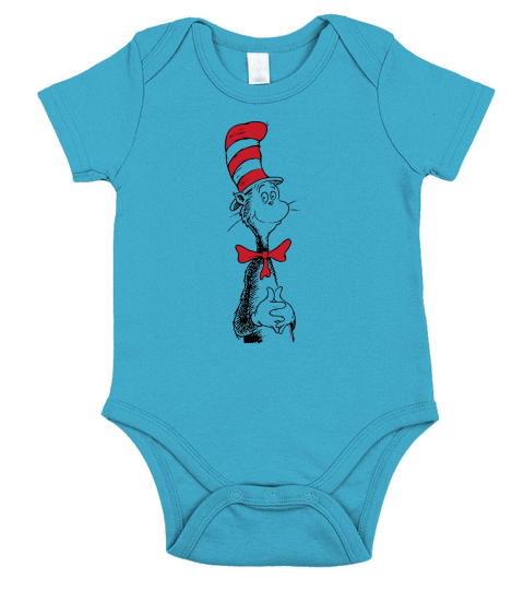 Dr. Seuss The Cat in the Hat T-shirt Short Sleeve Baby One-Piece