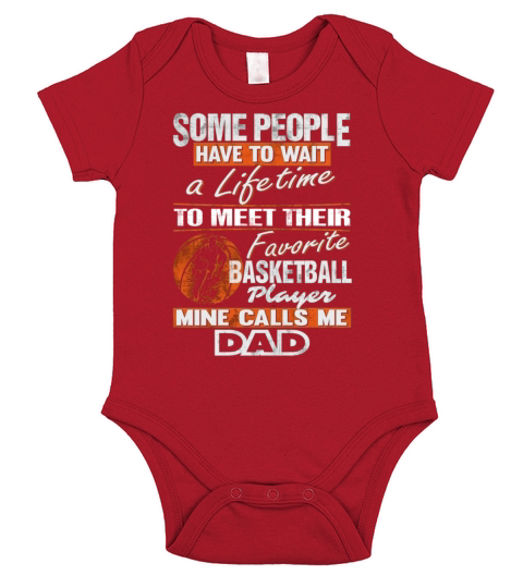 Favorite Basketball Players Dad Fathers Day Short Sleeve Baby One-Piece