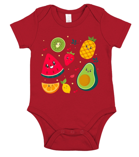 Fruits Costume Cute Tee Fruit Salad Men Women Short Sleeve Baby One-Piece