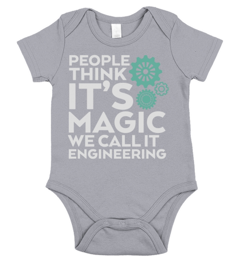 Funny Engineer T-shirt for Engineering Nerd Geek Student Short Sleeve Baby One-Piece
