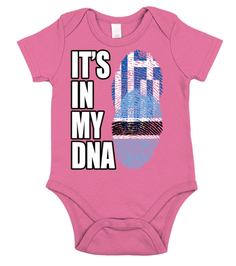 Greek And Botswanan Mix Heritage DNA Flag Short Sleeve Baby One-Piece