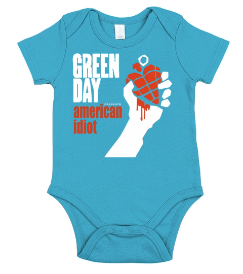 GREEN_DAY American Idiot T-Shirt Short Sleeve Baby One-Piece