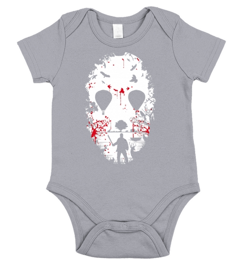 Halloween Crystal Lake Camping T-Shirt Short Sleeve Baby One-Piece