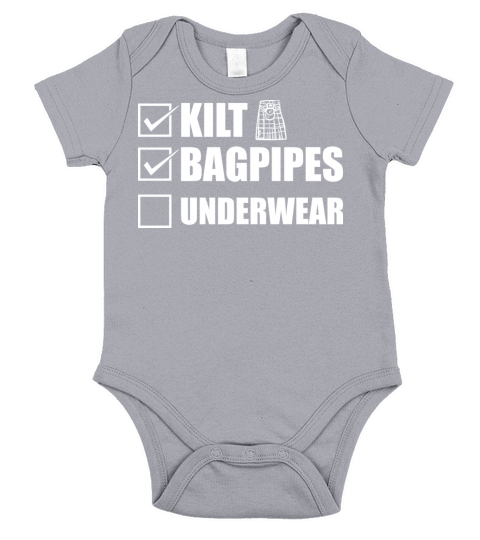 How To Wear The Kilt Design For A Tartan Kilt Guy Short Sleeve Baby One-Piece