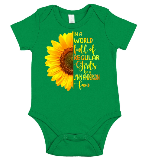 In A World Full Of Regular Girls Be A Lynn Anderson Fan 2020 - Pillow Short Sleeve Baby One-Piece