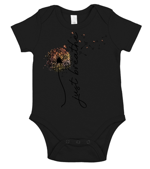 Just breathe sublimation Short Sleeve Baby One-Piece