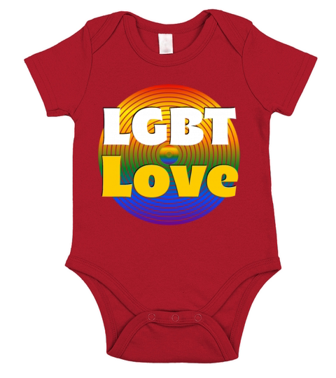 LGBT love Short Sleeve Baby One-Piece
