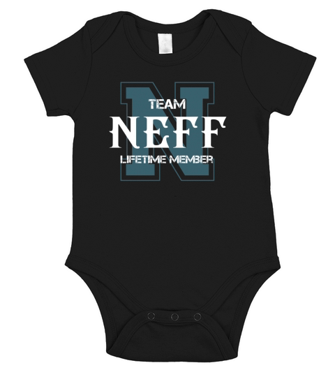 NEFF Shirts - Team NEFF Lifetime Mitgliedsname Shirts Short Sleeve Baby One-Piece